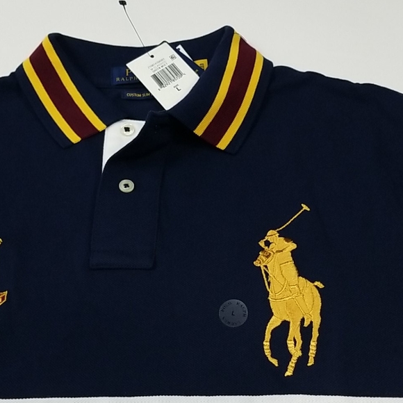 Polo Ralph Lauren Custom Slim Fit Big Pony Polo - Picture 4 of 6